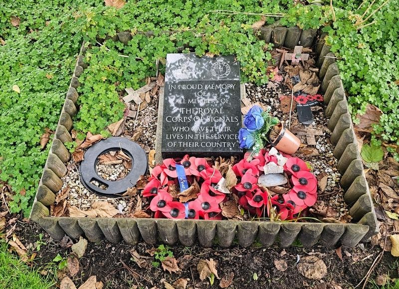 Liverpool Royal Corps of Signals Memorial Marker. Click for full size. Liverpool Royal Corps of Signals Memorial Marker image. Click for full size.