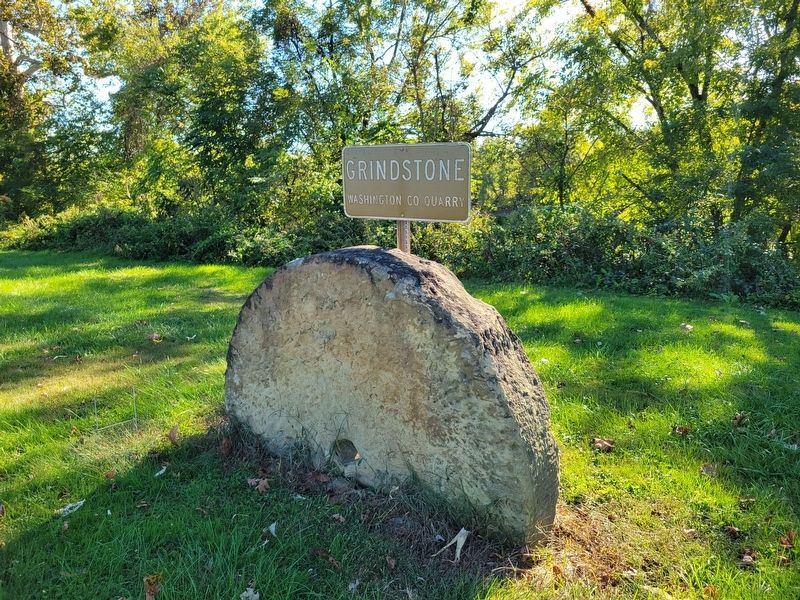 James-Fisher Park "Grindstone, Washington Co. Quarry" image. Click for full size.