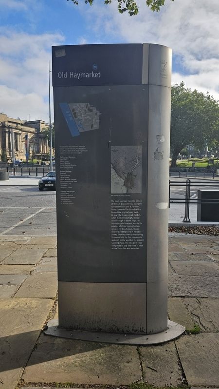 Old Haymarket Marker image. Click for full size.