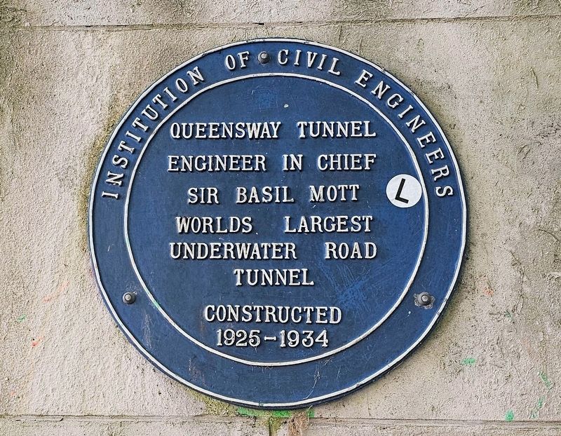 Queensway Tunnel Marker. Click for full size. Queensway Tunnel Marker image. Click for full size.