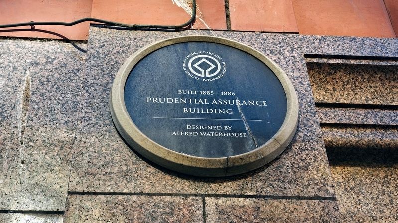 Prudential Assurance Building Marker. Click for full size. Prudential Assurance Building Marker image. Click for full size.