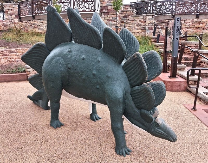 Stegosaurus Sculpture. Click for full size. Stegosaurus Sculpture image. Click for full size.