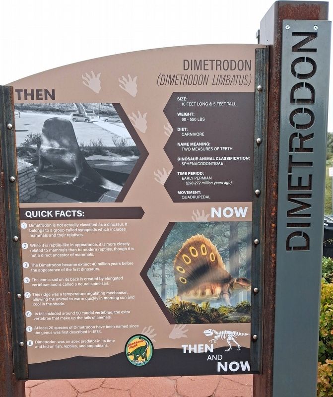 Dimetrodon Marker. Click for full size. Dimetrodon Marker image. Click for full size.