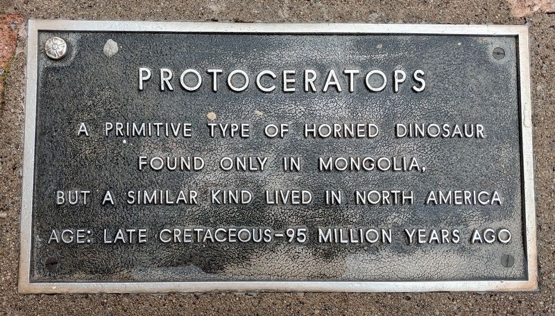 Protoceratops Marker. Click for full size. Protoceratops Marker image. Click for full size.