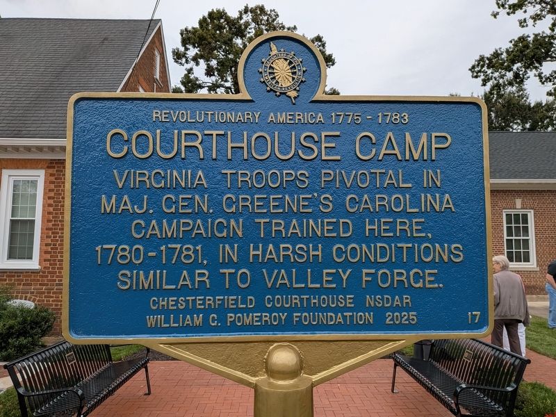 Courthouse Camp Marker. Click for full size. Courthouse Camp Marker image. Click for full size.