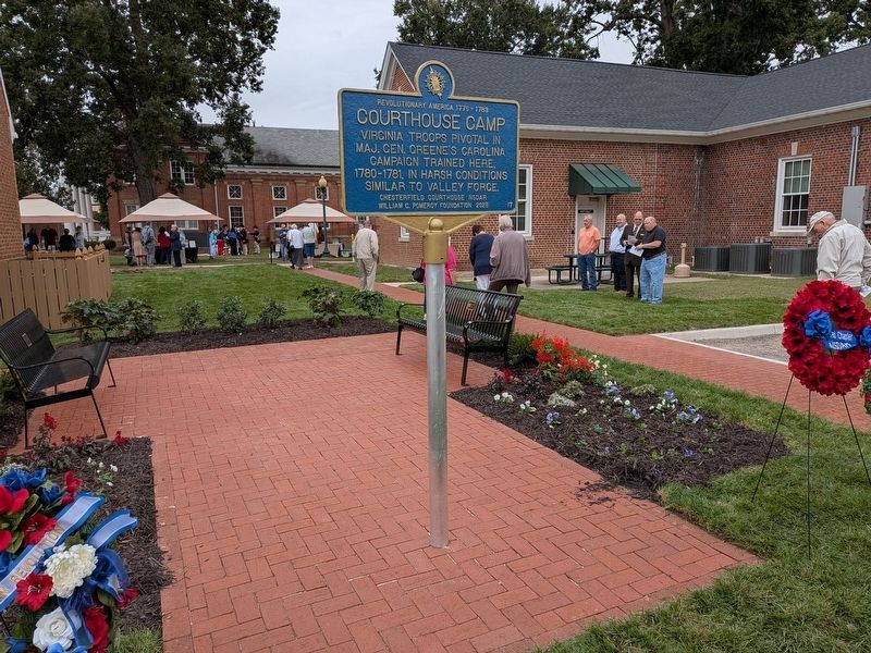 Courthouse Camp Marker. Click for full size. Courthouse Camp Marker image. Click for full size.