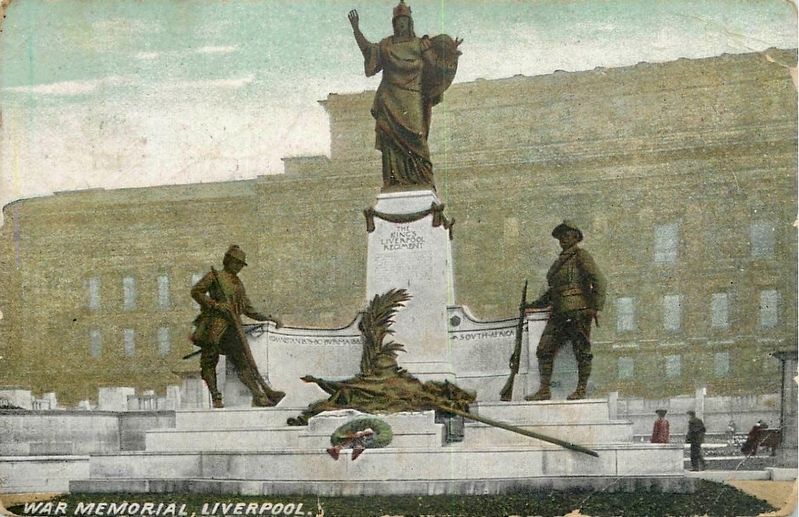 The Kings Liverpool Regiment Memorial. Click for full size. The Kings Liverpool Regiment Memorial image. Click for full size.