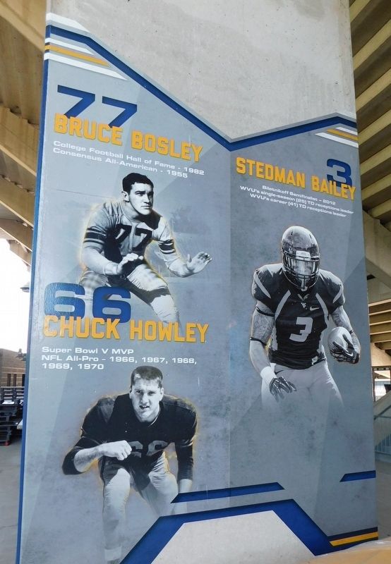 Bruce Bosley / Chuck Howley / Stedman Bailey Marker. Click for full size. Bruce Bosley / Chuck Howley / Stedman Bailey Marker image. Click for full size.