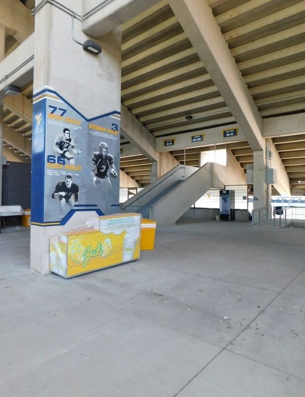 Bruce Bosley / Chuck Howley / Stedman Bailey Marker. Click for full size. Bruce Bosley / Chuck Howley / Stedman Bailey Marker image. Click for full size.