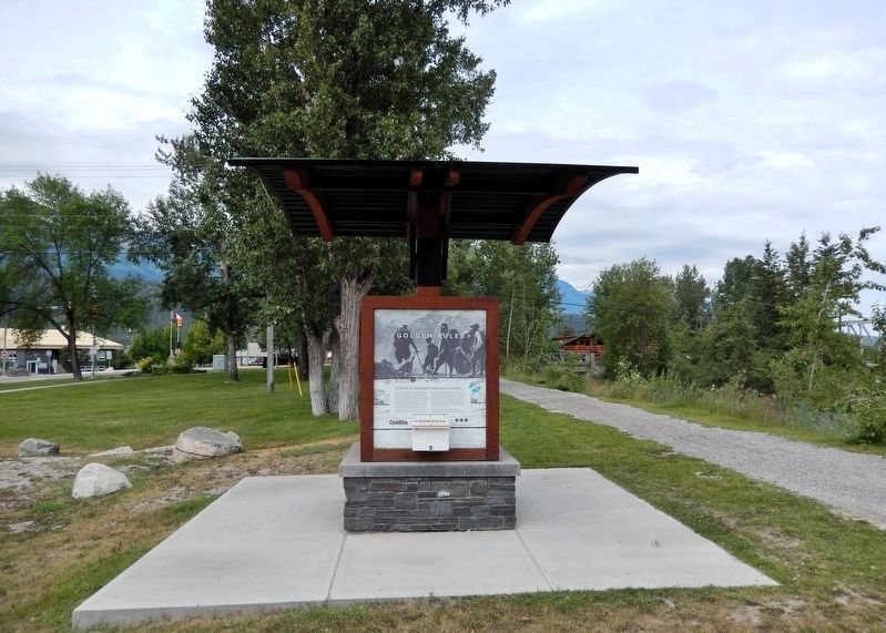 History of Mountain Tourism in Golden Marker. Click for full size. History of Mountain Tourism in Golden Marker image. Click for full size.