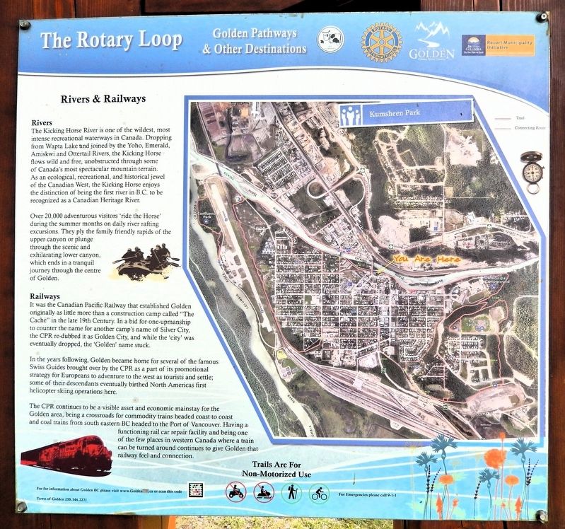 Rivers & Railways Marker. Click for full size. Rivers & Railways Marker image. Click for full size.