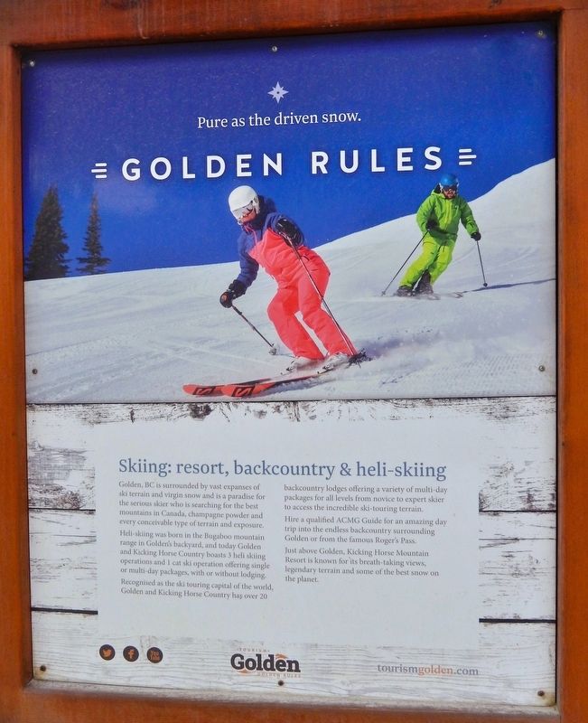 Skiing: resort, backcountry & heli-skiing Marker image. Click for full size.