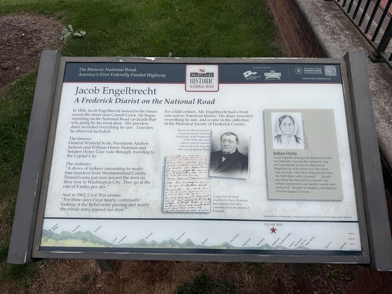 Jacob Engelbrecht Marker. Click for full size. Jacob Engelbrecht Marker image. Click for full size.