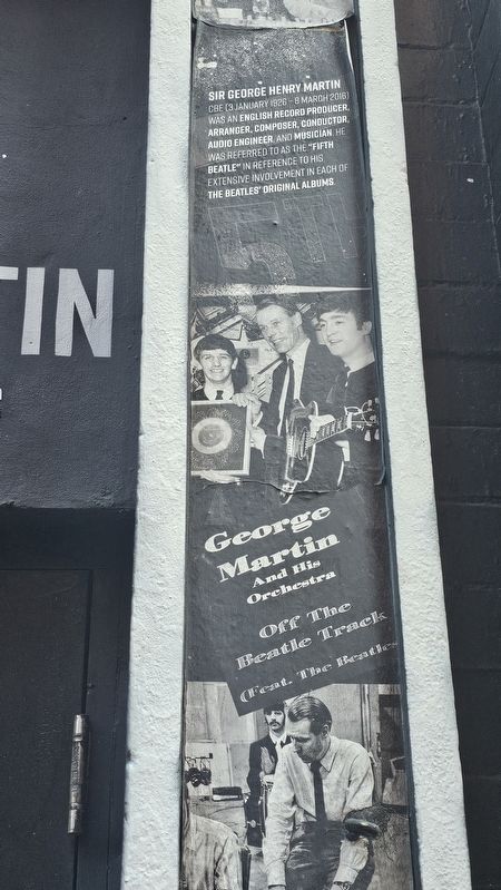 Sir George Martin Marker. Click for full size. Sir George Martin Marker image. Click for full size.