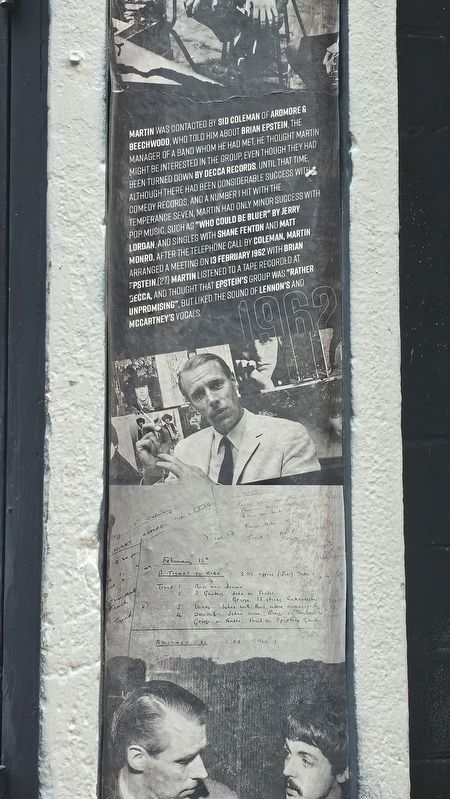 Sir George Martin Marker. Click for full size. Sir George Martin Marker image. Click for full size.