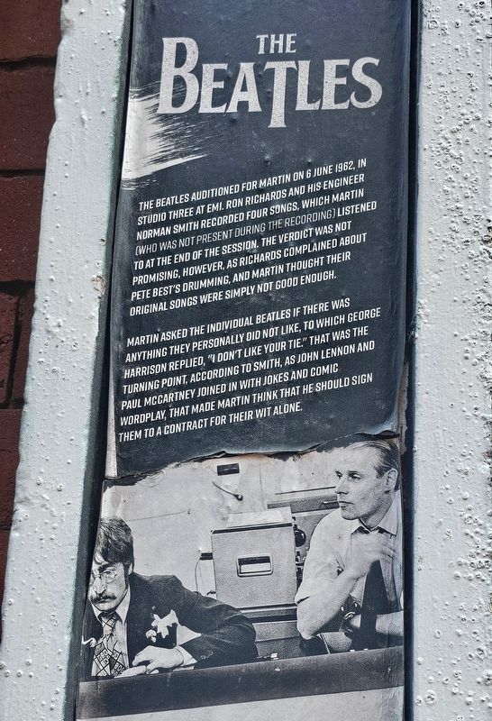 Sir George Martin Marker. Click for full size. Sir George Martin Marker image. Click for full size.