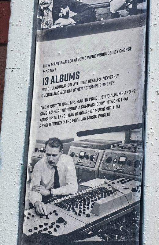 Sir George Martin Marker. Click for full size. Sir George Martin Marker image. Click for full size.