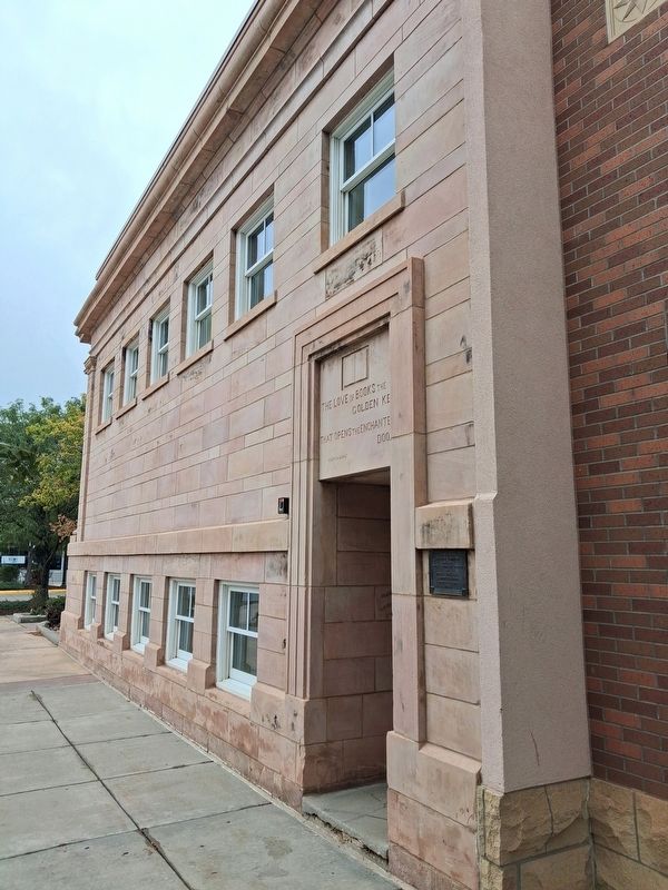 Carnegie Library Addition Markers. Click for full size. Carnegie Library Addition Markers image. Click for full size.