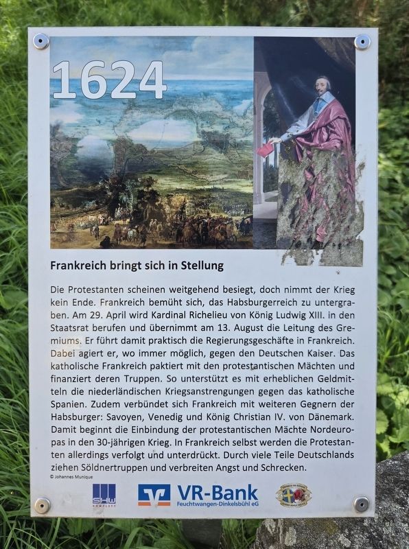 Frankreich bringt sich in Stellung / France positions itself Marker image. Click for full size.