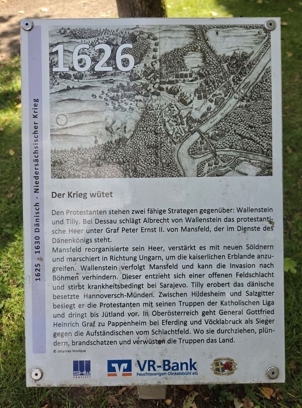 Der Krieg wütet / War rages Marker. Click for full size. Der Krieg wütet / War rages Marker image. Click for full size.