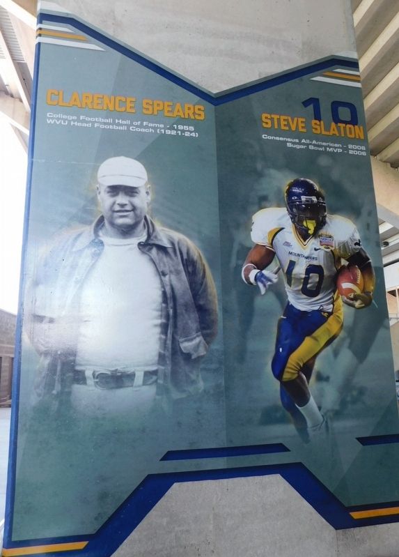 Clarence Spears / Steve Slaton Marker. Click for full size. Clarence Spears / Steve Slaton Marker image. Click for full size.