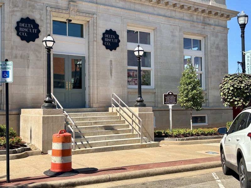 Old Post Office Marker to right of front door image. Click for full size.