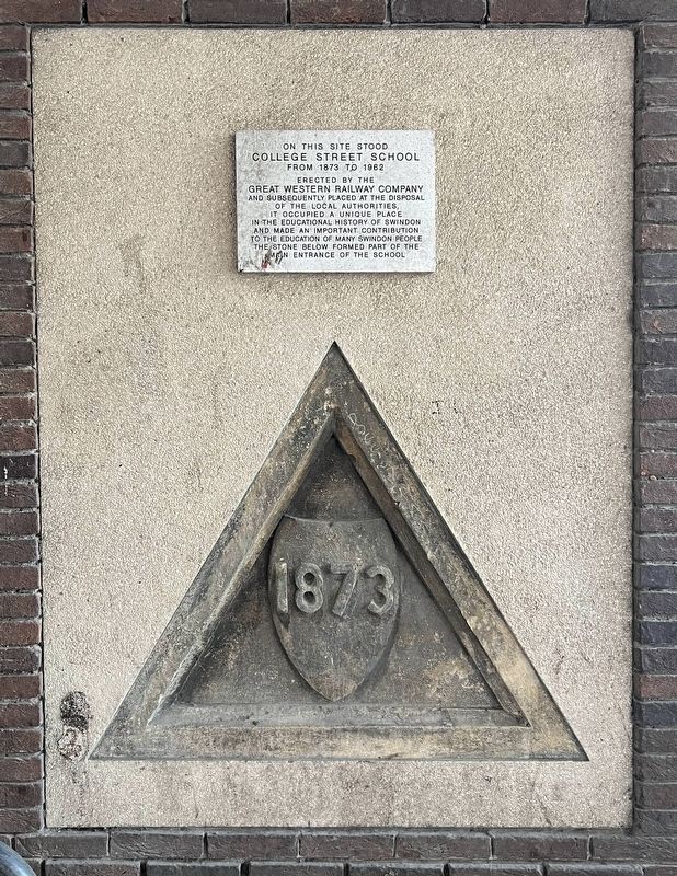 College Street School Marker. Click for full size. College Street School Marker image. Click for full size.