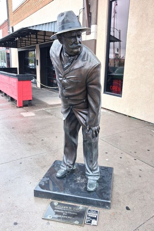 William H. Taft Marker and Statue image. Click for full size.