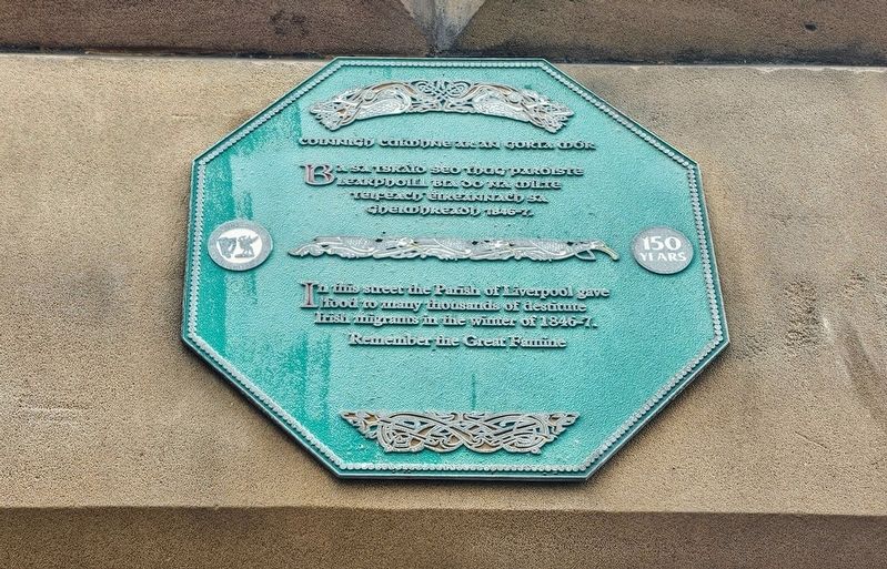 Remember the Great Famine / Coinnigh Cuimhne ar an Gorta Mór Marker. Click for full size. Remember the Great Famine / Coinnigh Cuimhne ar an Gorta Mór Marker image. Click for full size.