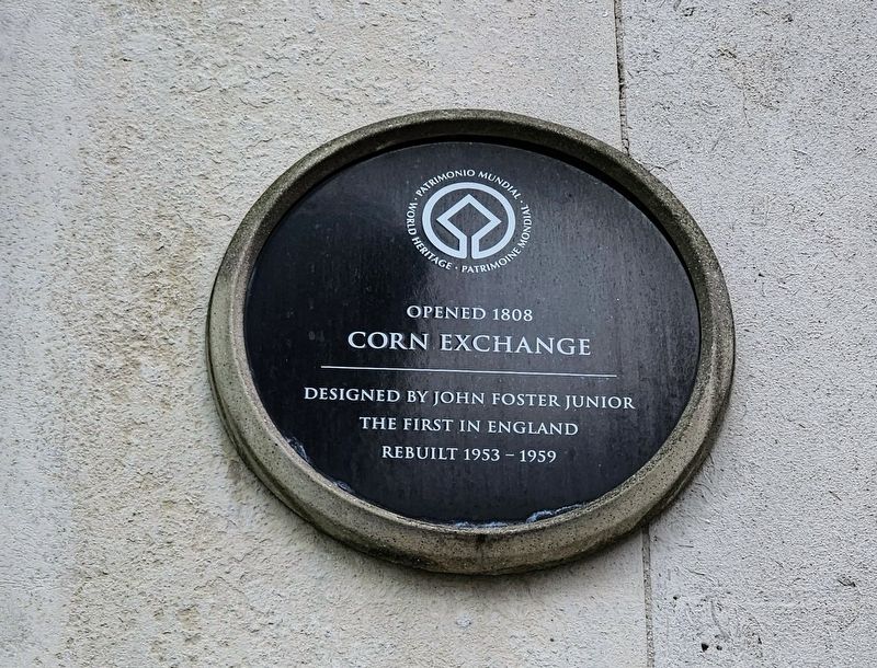 Corn Exchange Marker. Click for full size. Corn Exchange Marker image. Click for full size.