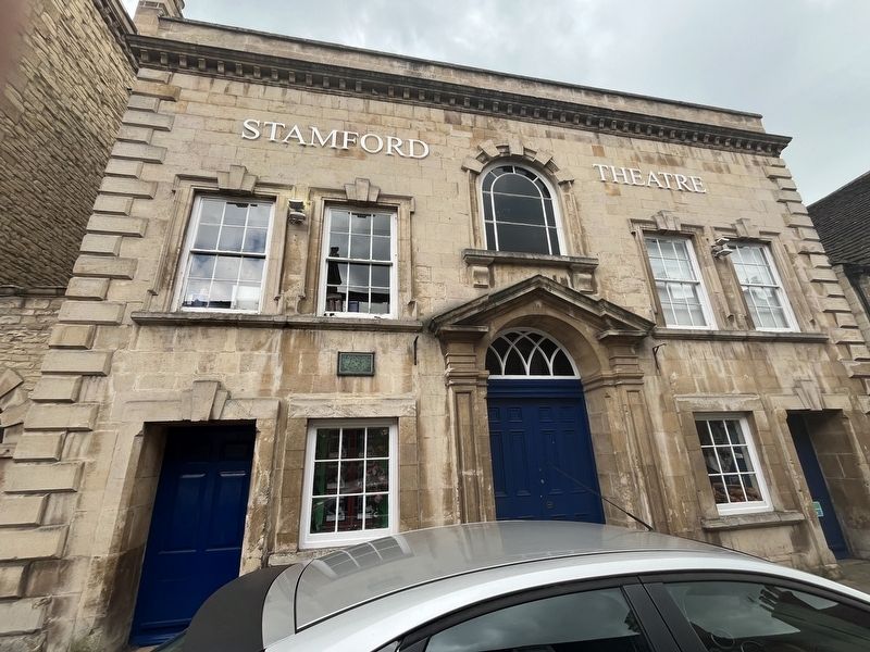 Stamford Theatre Marker. Click for full size. Stamford Theatre Marker image. Click for full size.