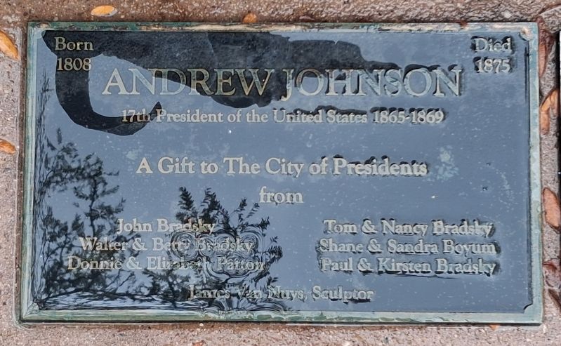 Andrew Johnson Marker. Click for full size. Andrew Johnson Marker image. Click for full size.