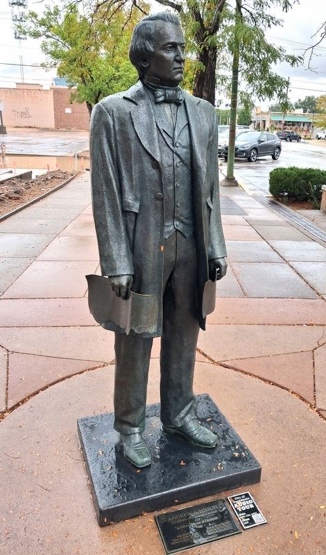 Andrew Johnson Marker and Statue. Click for full size. Andrew Johnson Marker and Statue image. Click for full size.