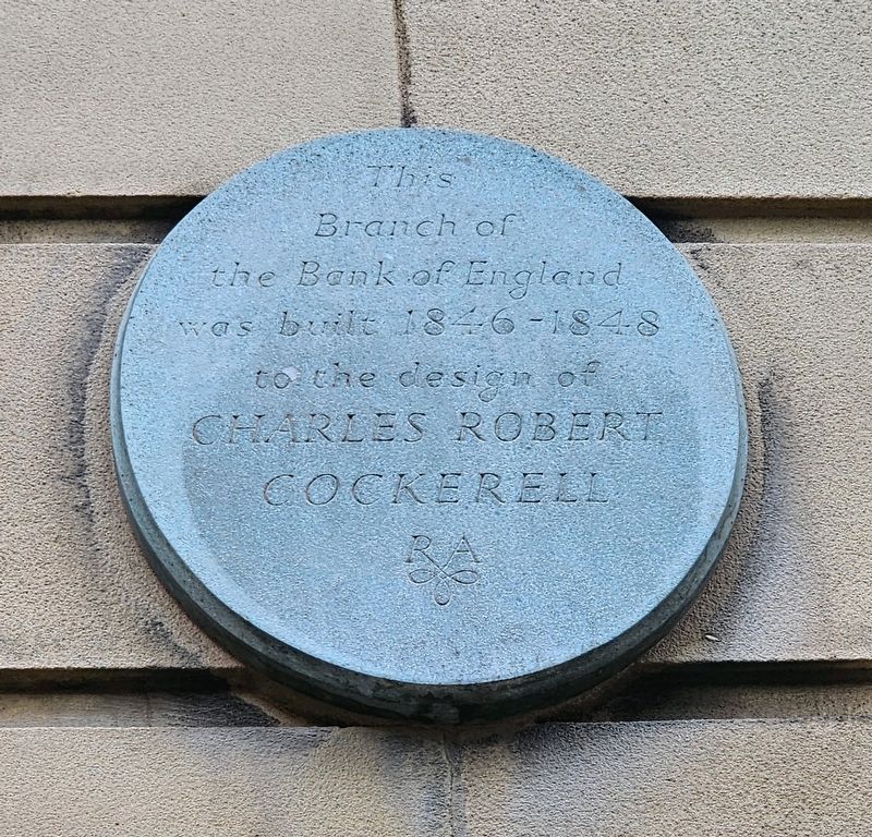 Charles Robert Cockerell Marker. Click for full size. Charles Robert Cockerell Marker image. Click for full size.