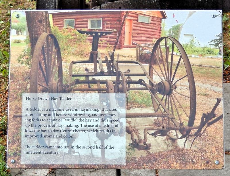Horse Drawn Hay Tedder Marker. Click for full size. Horse Drawn Hay Tedder Marker image. Click for full size.