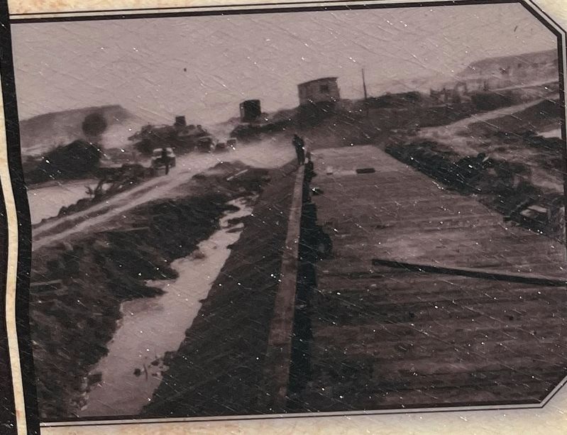Historic Photo of Nine Mile Dam up close image. Click for full size.