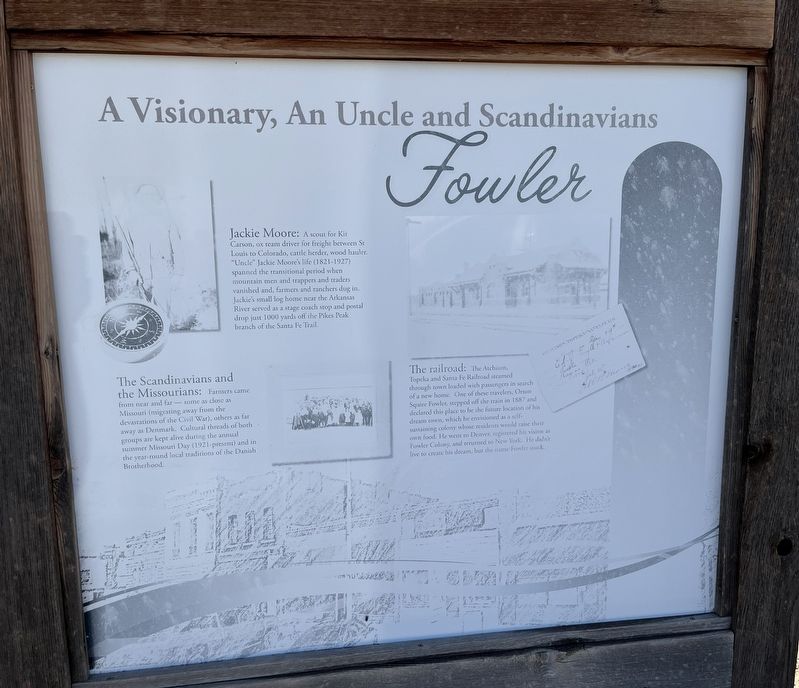 A Visionary, An Uncle, and Scandinavians Marker. Click for full size. A Visionary, An Uncle, and Scandinavians Marker image. Click for full size.
