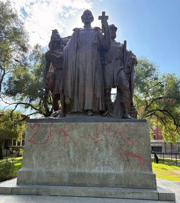 Jacques Marquette-Louis Jolliet Monument image. Click for full size.
