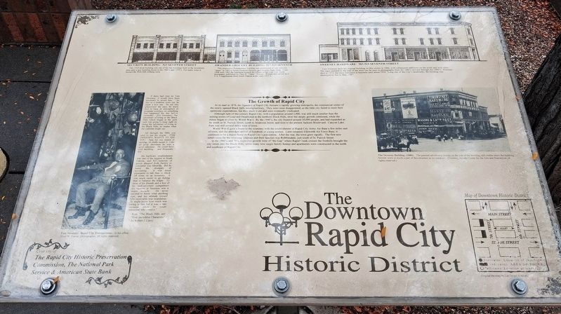 The Growth of Rapid City Marker. Click for full size. The Growth of Rapid City Marker image. Click for full size.