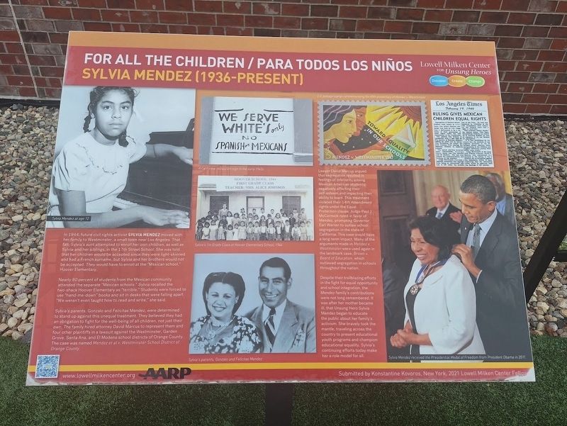 For All the Children/Para Todos Los Ninos Marker image. Click for full size.