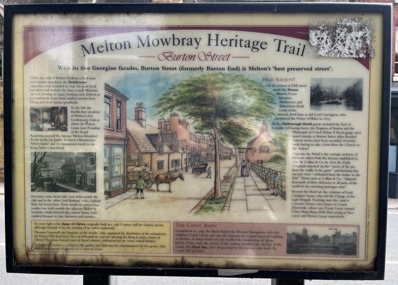 Burton Street Marker image. Click for full size.