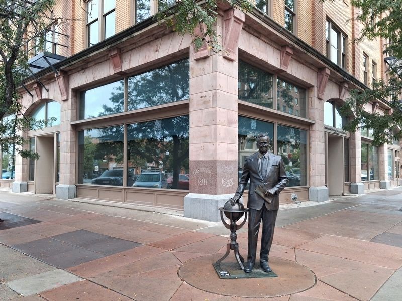 George H.W. Bush Marker and Sculpture. Click for full size. George H.W. Bush Marker and Sculpture image. Click for full size.