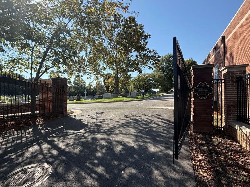 The Basilica of Saint Mary Cemetery. Click for full size. The Basilica of Saint Mary Cemetery image. Click for full size.