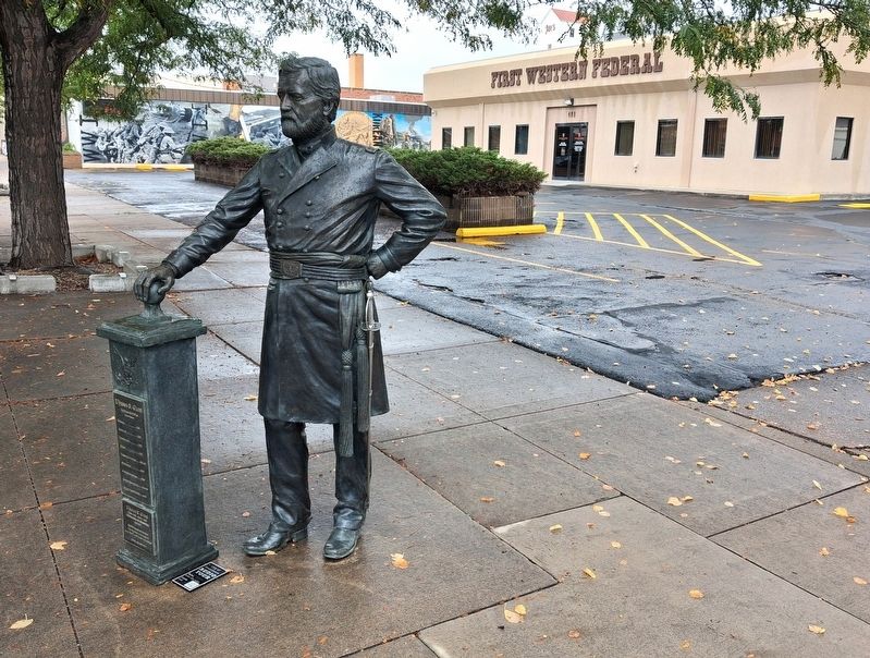 Ulysses S. Grant Markers and Sculpture image. Click for full size.