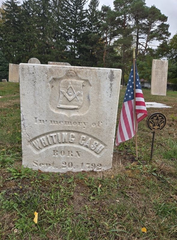 Grave of Whiting Cash image. Click for full size.