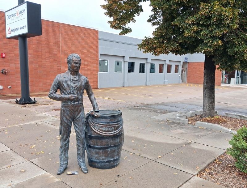 James K. Polk Marker and Sculpture. Click for full size. James K. Polk Marker and Sculpture image. Click for full size.