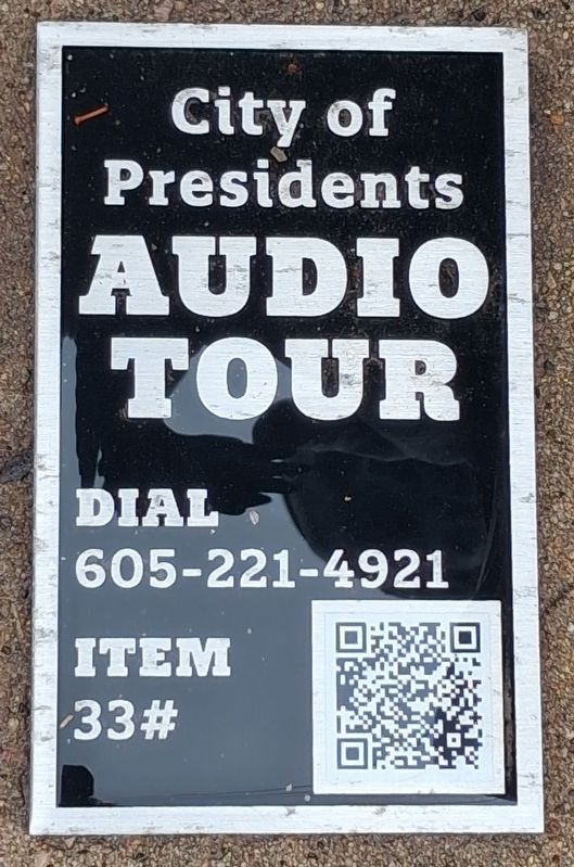 Benjamin Harrison Audio Tour Marker. Click for full size. Benjamin Harrison Audio Tour Marker image. Click for full size.