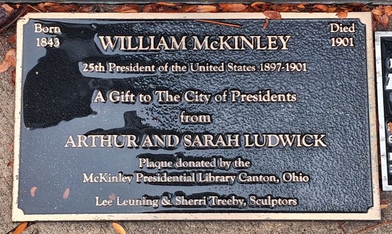 William McKinley Marker. Click for full size. William McKinley Marker image. Click for full size.
