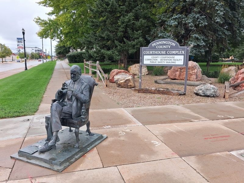 Richard M. Nixon Marker and Sculpture. Click for full size. Richard M. Nixon Marker and Sculpture image. Click for full size.