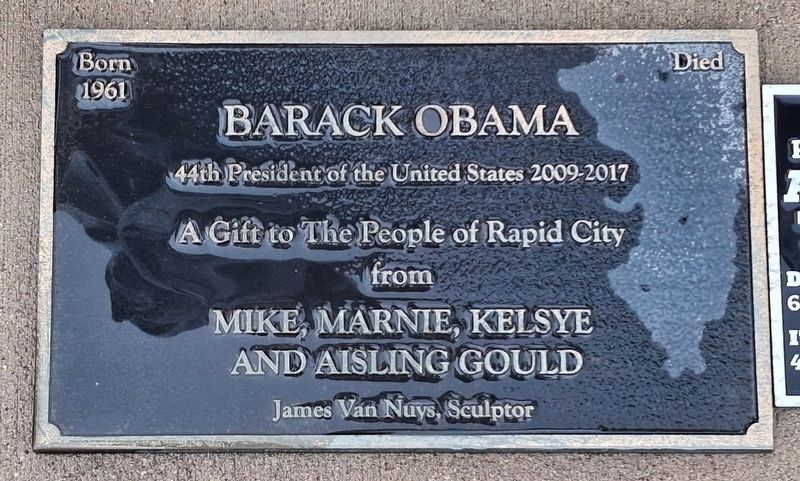 Barack Obama Marker. Click for full size. Barack Obama Marker image. Click for full size.